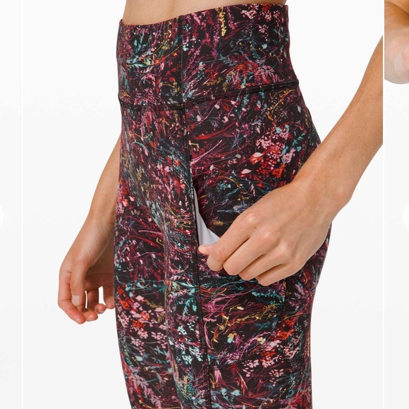 Lululemon Invigorate High-Rise Tight 25"Foliage Overlay Multi - - Picture 4 of 12